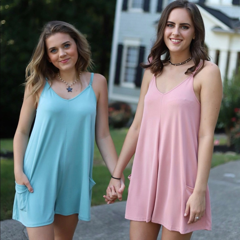Gina romper with pockets
